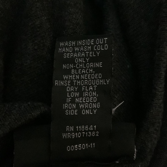 Woman’s dark grey sweater with twist v neckline. - Picture 8 of 8